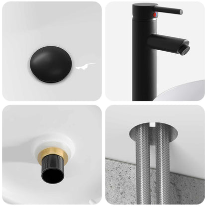 Bathroom Cabinet Set 3 pcs Concrete Grey 49 x 44.5 x 65 cm