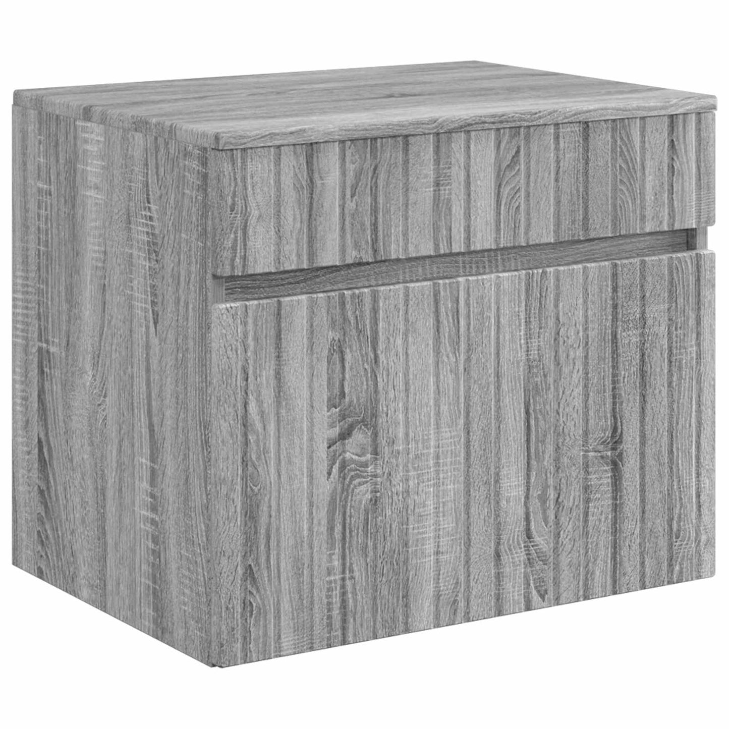 Bathroom Cabinet Set 3 pcs Grey Sonoma 49 x 44.5 x 65 cm