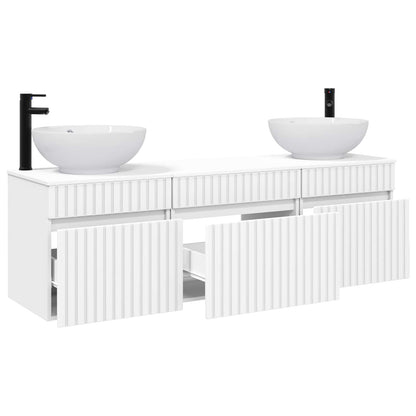 Bathroom Cabinet Set 3 pcs White 49 x 44.5 x 66.5 cm