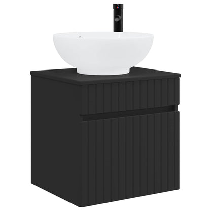 Bathroom Cabinet Set 3 pcs Black 49 x 44.5 x 66.5 cm