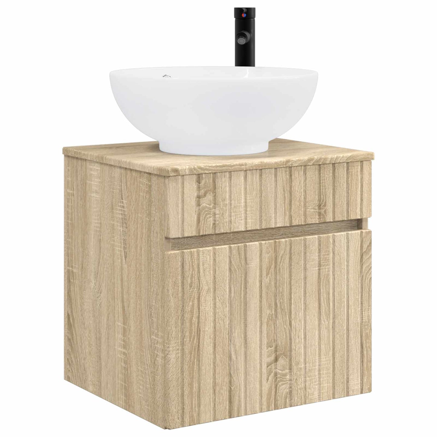 Bathroom Cabinet Set 3 pcs Sonoma Oak 49 x 44.5 x 66.5 cm