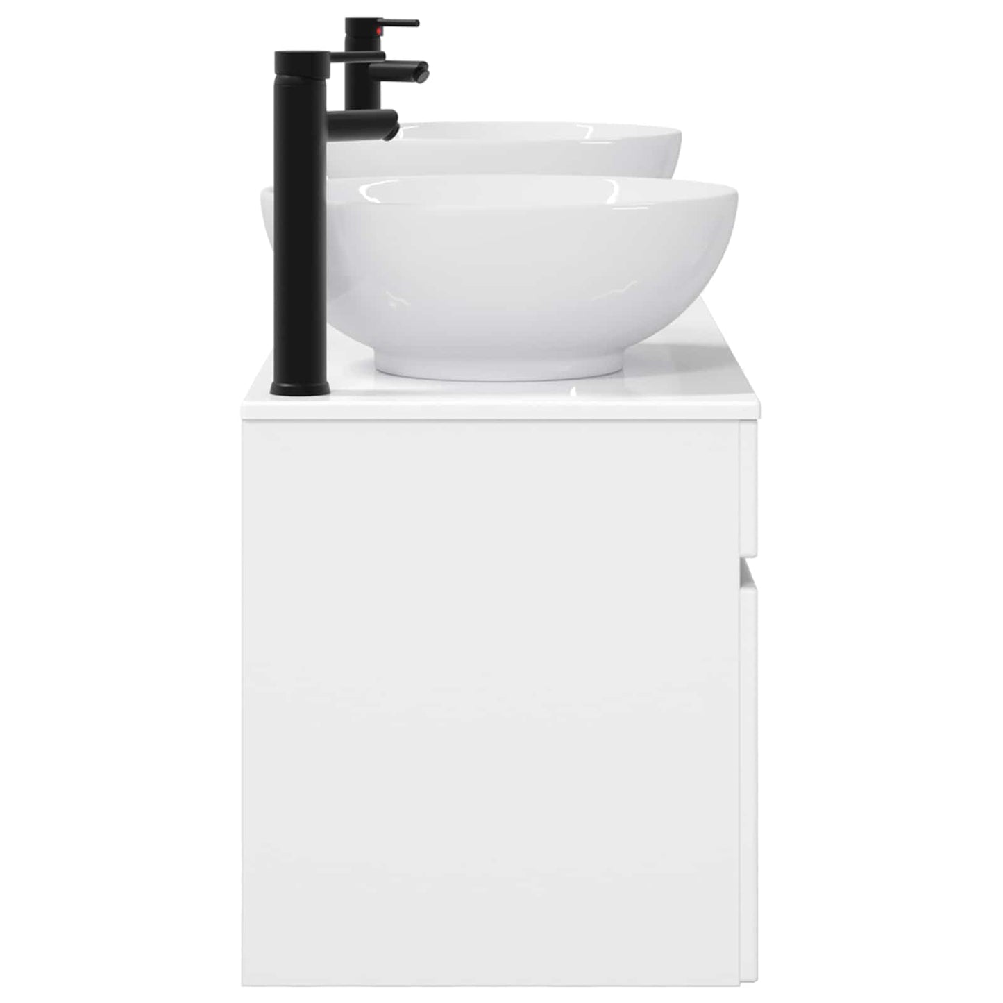 Bathroom Cabinet Set 3 pcs High Gloss White 49 x 44.5 x 66.5 cm