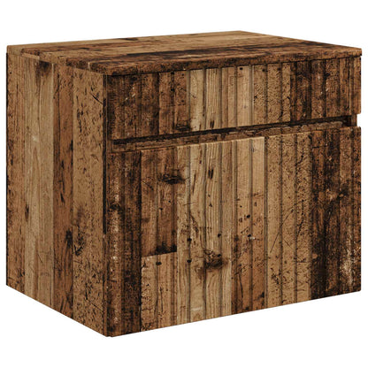 Bathroom Cabinet Set 3 pcs Old Wood 49 x 44.5 x 66.5 cm
