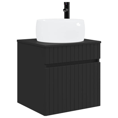 Bathroom Cabinet Set 3 pcs Black 49 x 44.5 x 66 cm