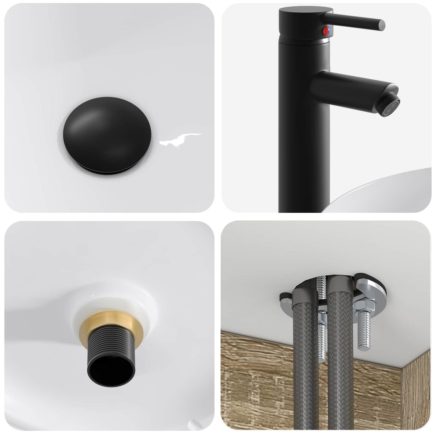 Bathroom Cabinet Set 3 pcs Sonoma Oak 49 x 44.5 x 66 cm