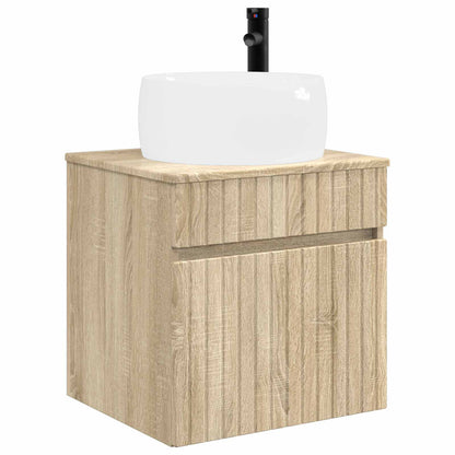 Bathroom Cabinet Set 3 pcs Sonoma Oak 49 x 44.5 x 66 cm