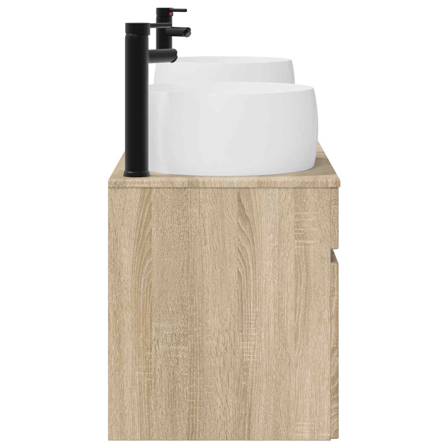 Bathroom Cabinet Set 3 pcs Sonoma Oak 49 x 44.5 x 66 cm