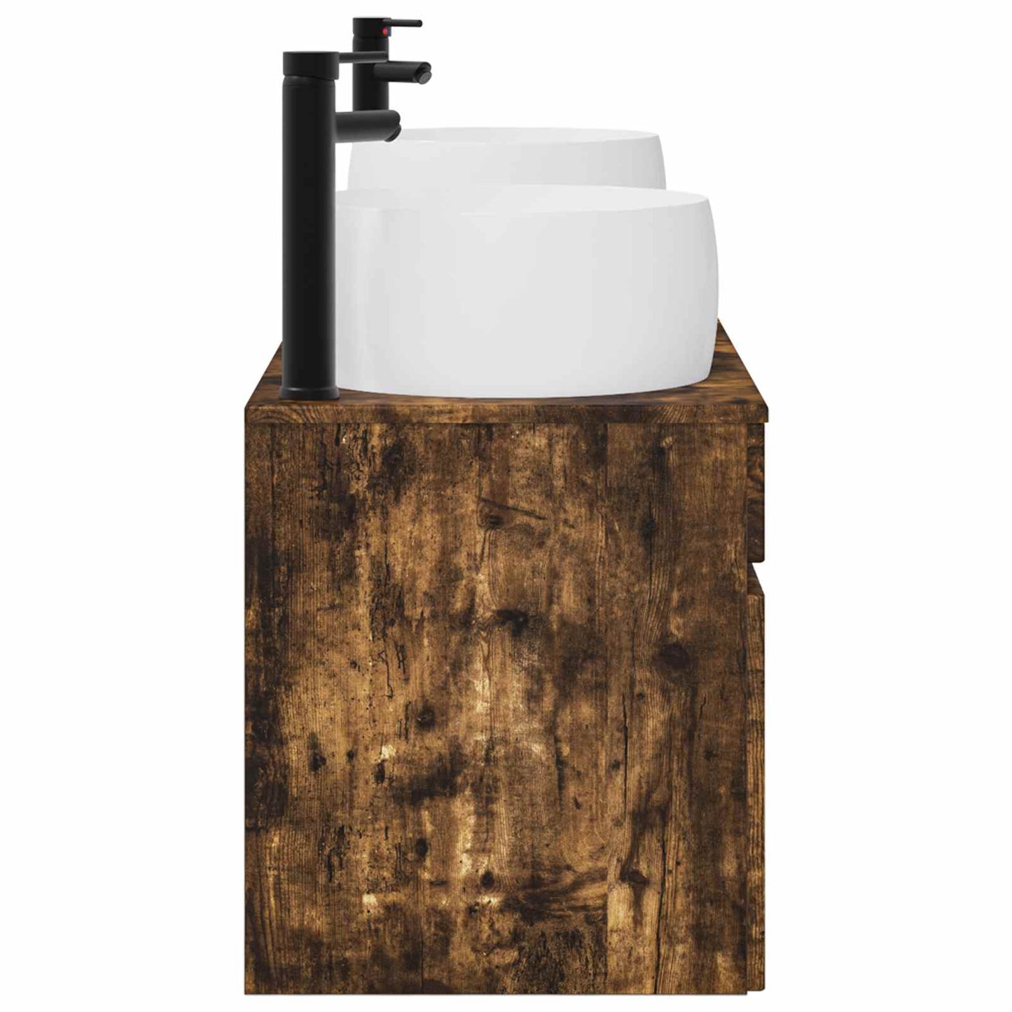 Bathroom Cabinet Set 3 pcs Smoked Oak 49 x 44.5 x 66 cm