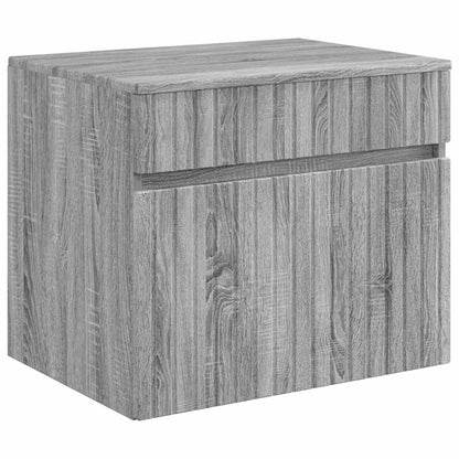 Bathroom Cabinet Set 3 pcs Grey Sonoma 49 x 44.5 x 66 cm