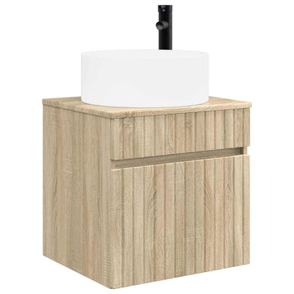 Bathroom Cabinet Set 3 pcs Sonoma Oak 49 x 44.5 x 65.5 cm