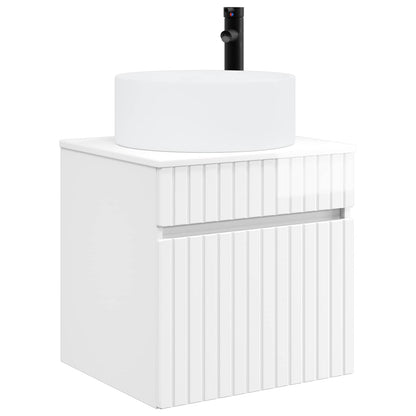 Bathroom Cabinet Set 3 pcs High Gloss White 49 x 44.5 x 65.5 cm
