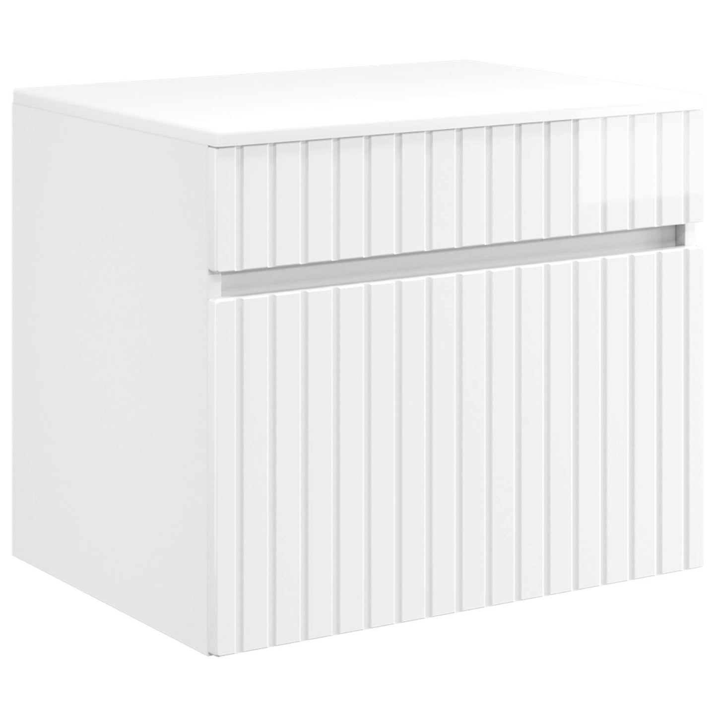 Bathroom Cabinet Set 3 pcs High Gloss White 49 x 44.5 x 65.5 cm