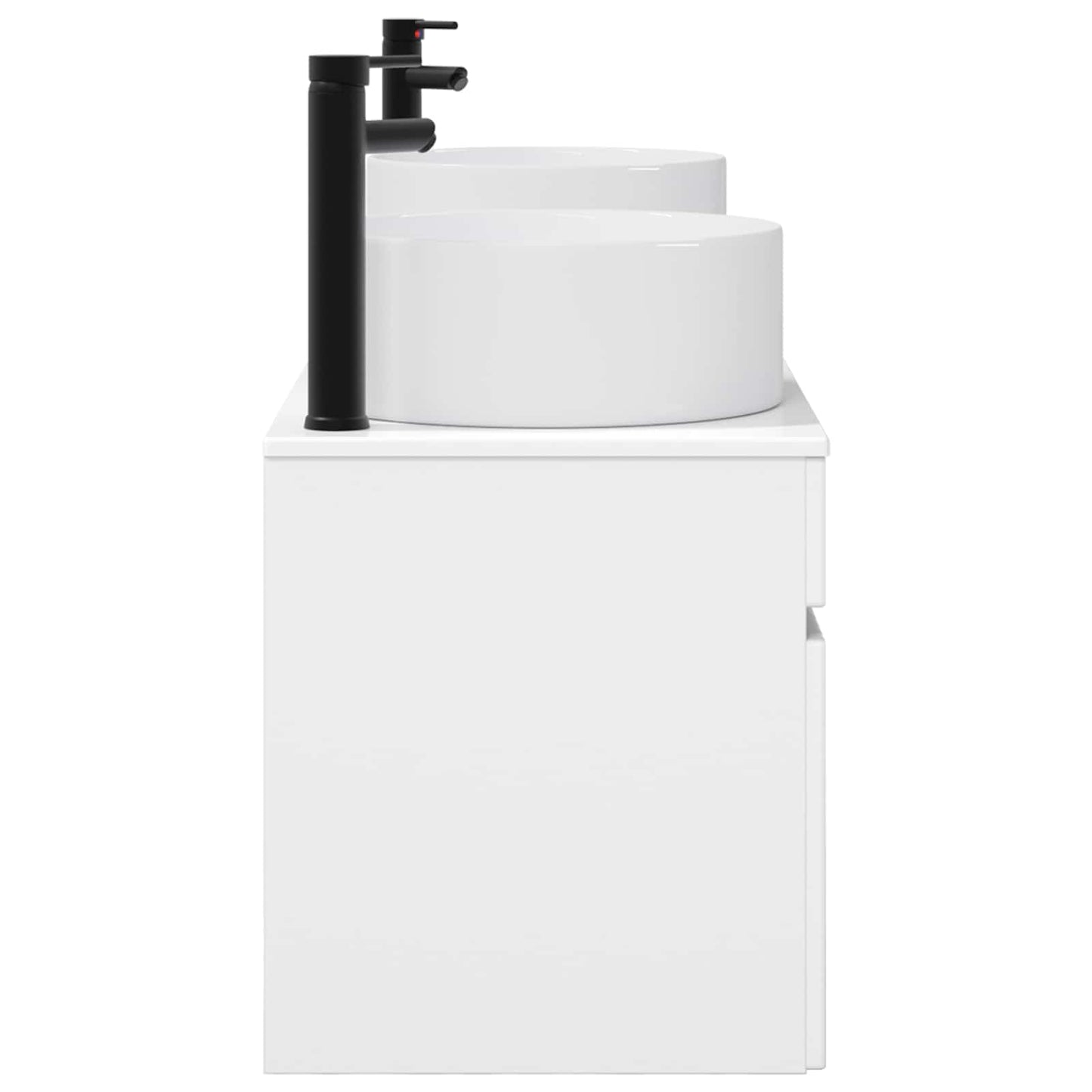 Bathroom Cabinet Set 3 pcs High Gloss White 49 x 44.5 x 65.5 cm