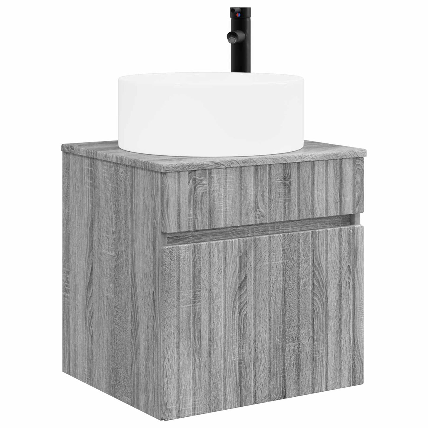 Bathroom Cabinet Set 3 pcs Grey Sonoma 49 x 44.5 x 65.5 cm
