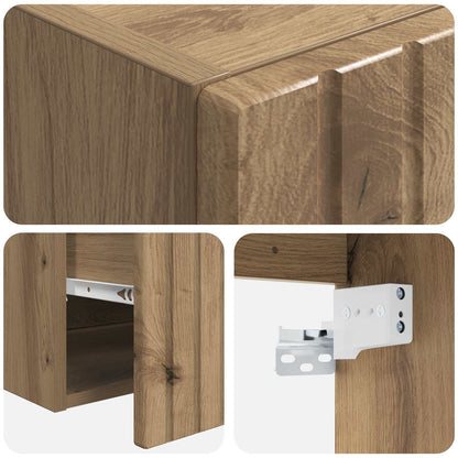 Bathroom Cabinet Set 3 pcs Artisan Oak 49 x 44.5 x 65.5 cm