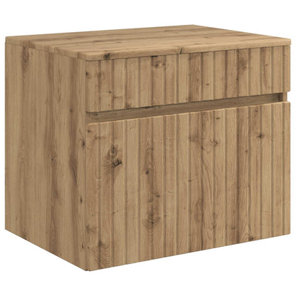 Bathroom Cabinet Set 3 pcs Artisan Oak 49 x 44.5 x 65.5 cm