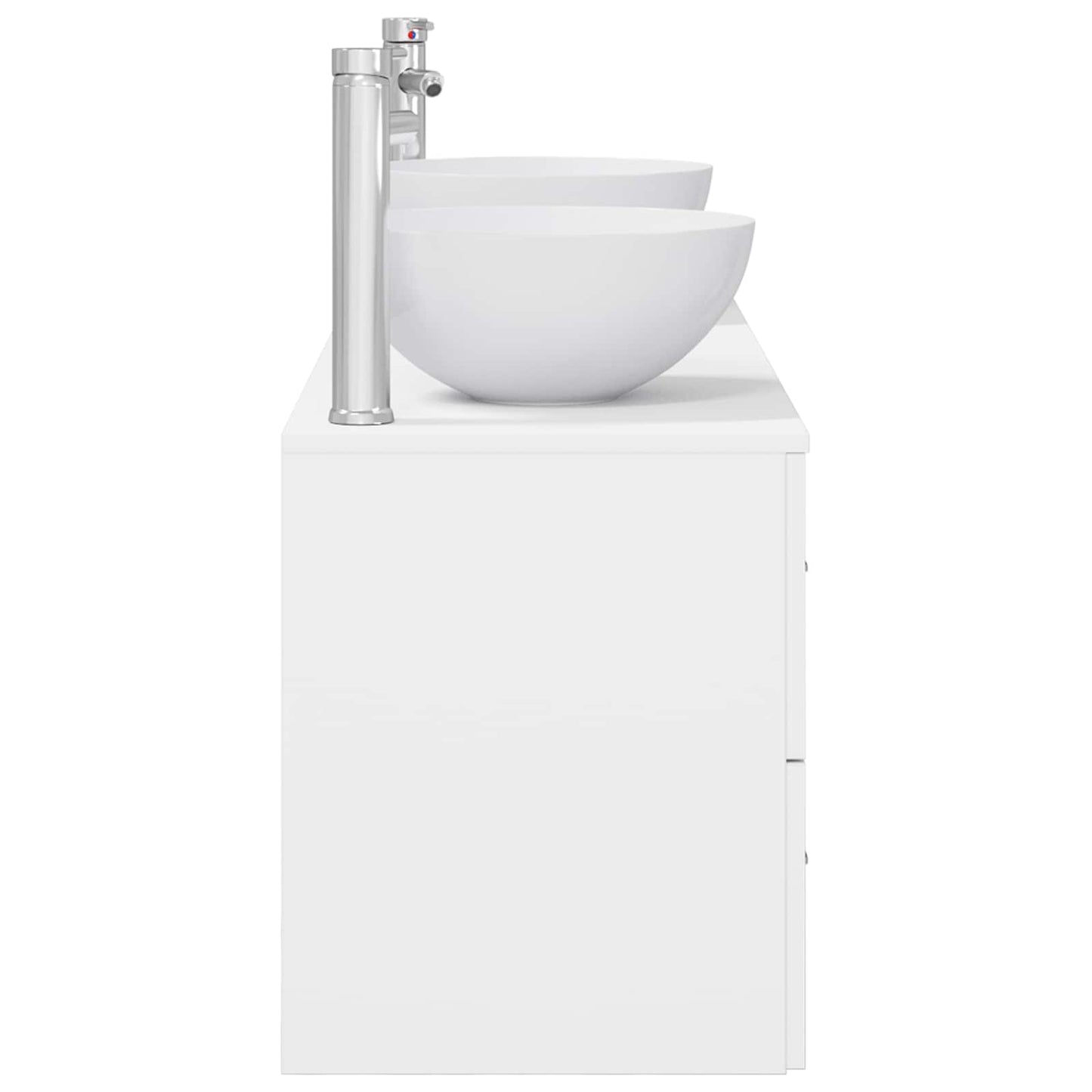 Bathroom Cabinet Set 3 pcs White 49.5 x 35 x 63 cm