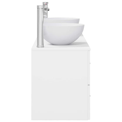 Bathroom Cabinet Set 3 pcs White 49.5 x 35 x 63 cm