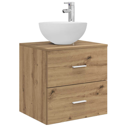 Bathroom Cabinet Set 3 pcs Artisan Oak 49.5 x 35 x 63 cm