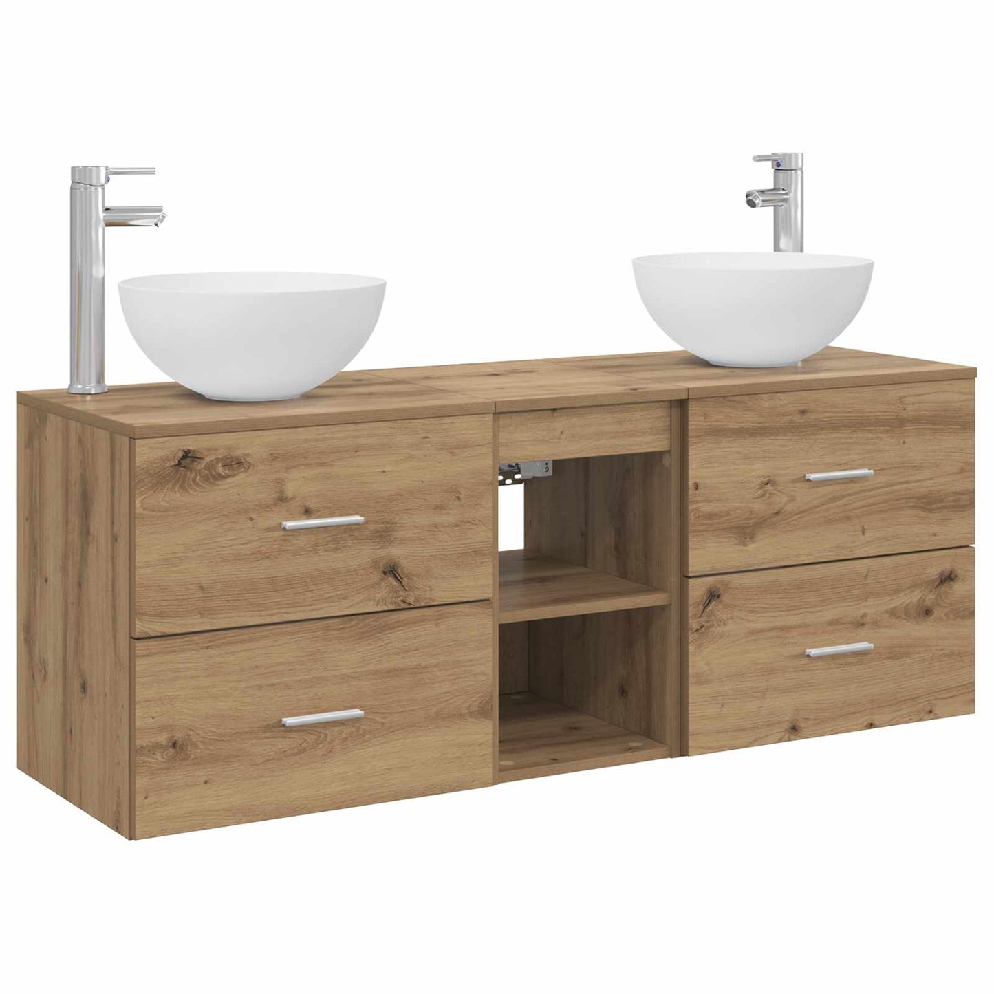 Bathroom Cabinet Set 3 pcs Artisan Oak 49.5 x 41 x 64.5 cm