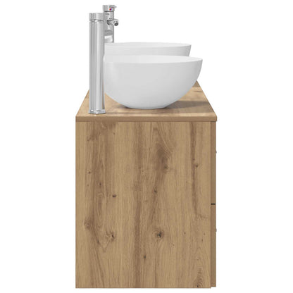 Bathroom Cabinet Set 3 pcs Artisan Oak 49.5 x 41 x 64.5 cm