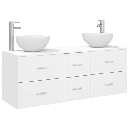 Bathroom Cabinet Set 3 pcs White 49.5 x 41 x 64.5 cm