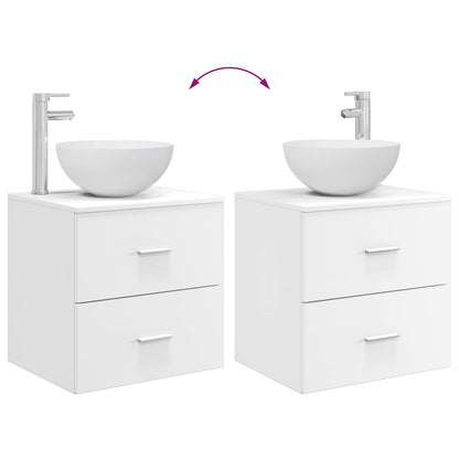 Bathroom Cabinet Set 3 pcs White 49.5 x 41 x 64.5 cm