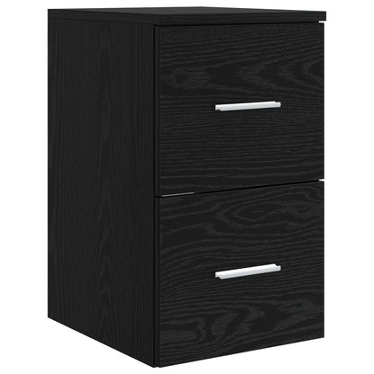 Bathroom Cabinet Set 3 pcs Black Oak 49.5 x 41 x 64.5 cm