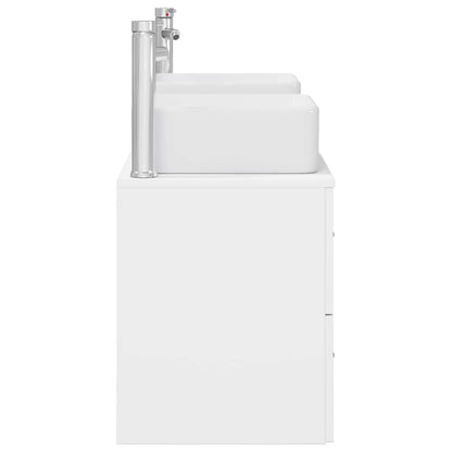 Bathroom Cabinet Set 3 pcs White 49.5 x 41 x 63 cm