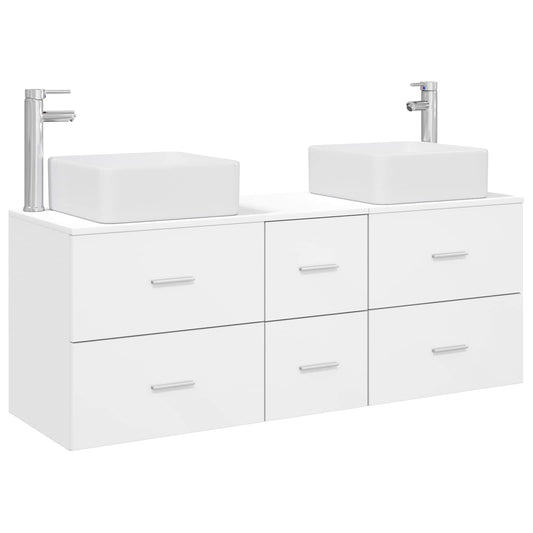 Bathroom Cabinet Set 3 pcs White 49.5 x 41 x 63 cm