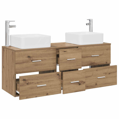 Bathroom Cabinet Set 3 pcs Artisan Oak 49.5 x 41 x 63 cm