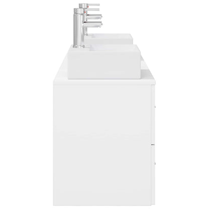 Bathroom Cabinet Set 3 pcs White 49.5 x 41 x 62.5 cm