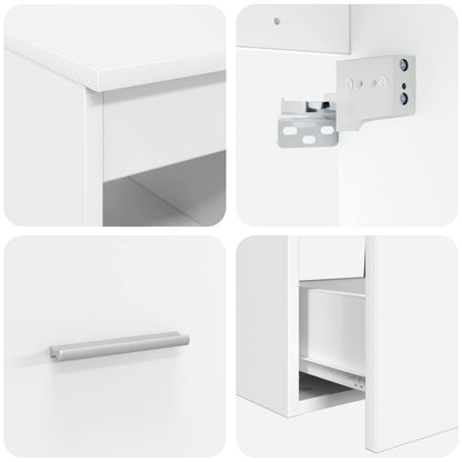Bathroom Cabinet Set 3 pcs White 49.5 x 41 x 62.5 cm