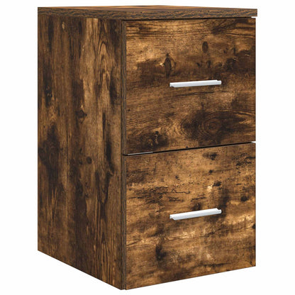 Bathroom Cabinet Set 3 pcs Smoked Oak 49.5 x 41 x 62.5 cm