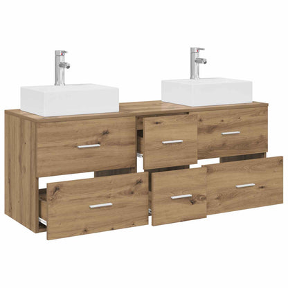 Bathroom Cabinet Set 3 pcs Artisan Oak 49.5 x 41 x 62.5 cm