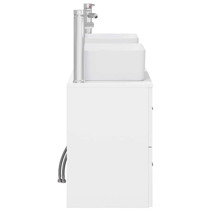 Bathroom Cabinet Set 3 pcs White 53 x 34.5 x 63 cm