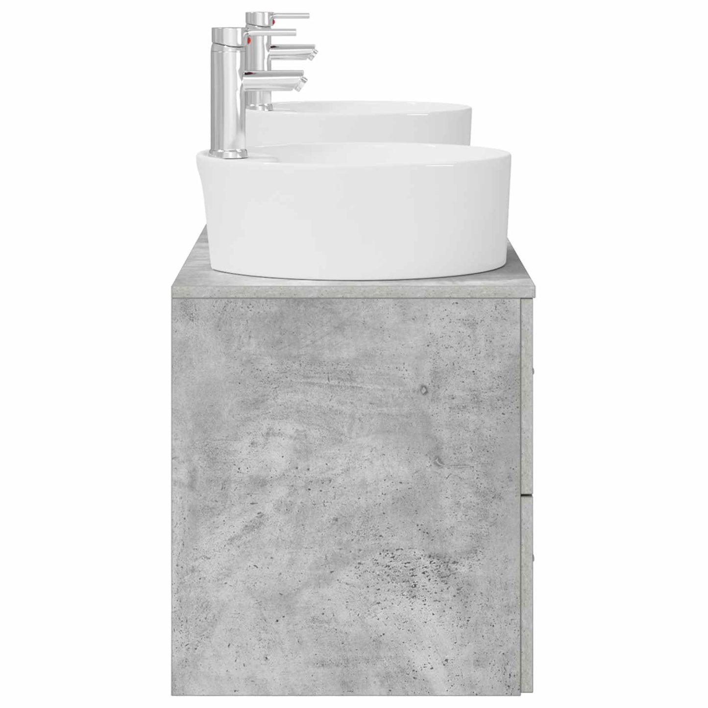 Bathroom Cabinet Set 3 pcs Concrete Grey 62.5 x 44.5 x 50 cm