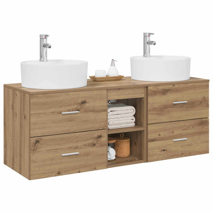 Bathroom Cabinet Set 3 pcs Artisan Oak 49.5 x 44.5 x 65 cm
