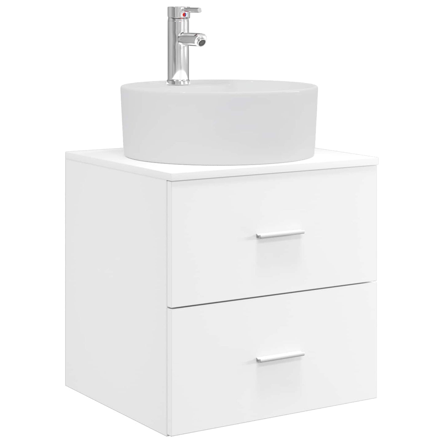 Bathroom Furniture Set 3 pcs White 49.5 x 44.5 x 65 cm