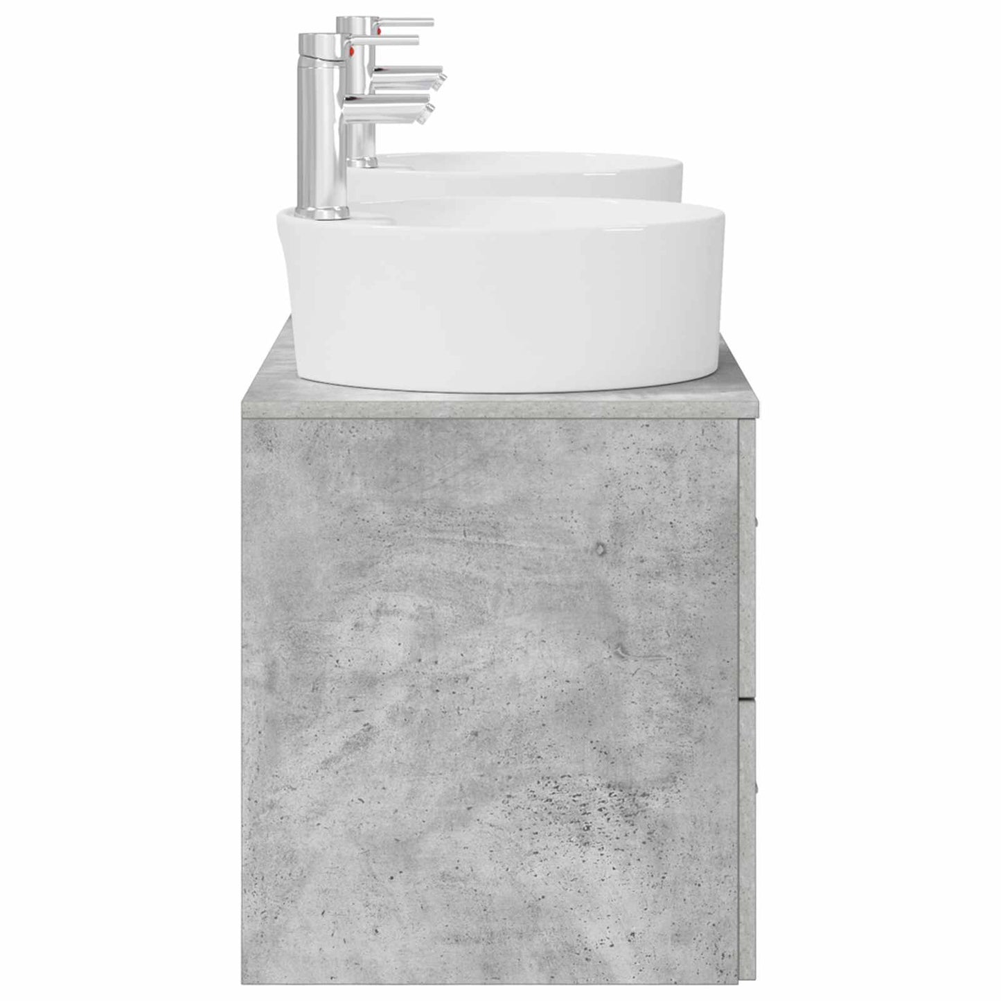 Bathroom Furniture Set 3 pcs Concrete Grey 49.5 x 44.5 x 65 cm