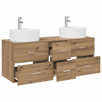 Bathroom Furniture Set 3 pcs Artisan Oak 49.5 x 44.5 x 65 cm