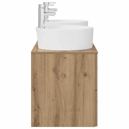 Bathroom Furniture Set 3 pcs Artisan Oak 49.5 x 44.5 x 65 cm