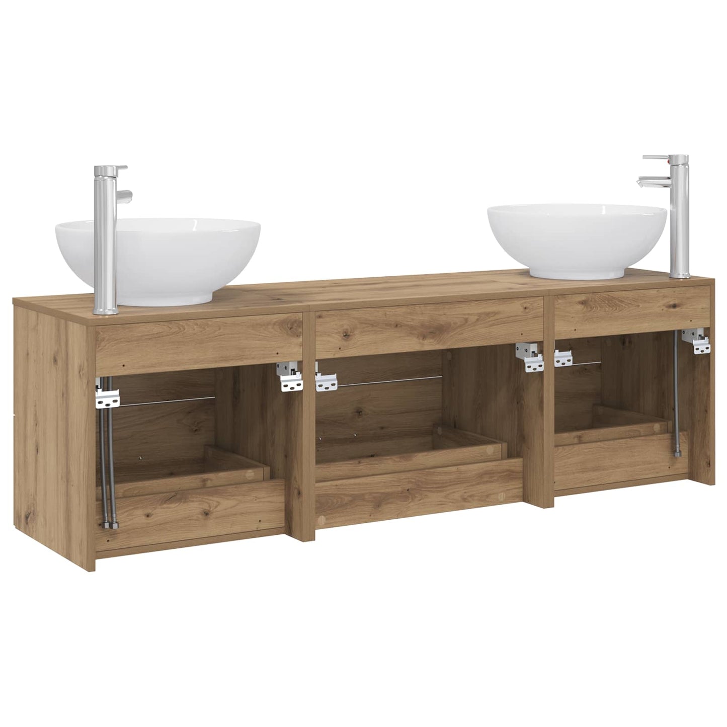 Bathroom Furniture Set 3 pcs Artisan Oak 49.5 x 44.5 x 65 cm