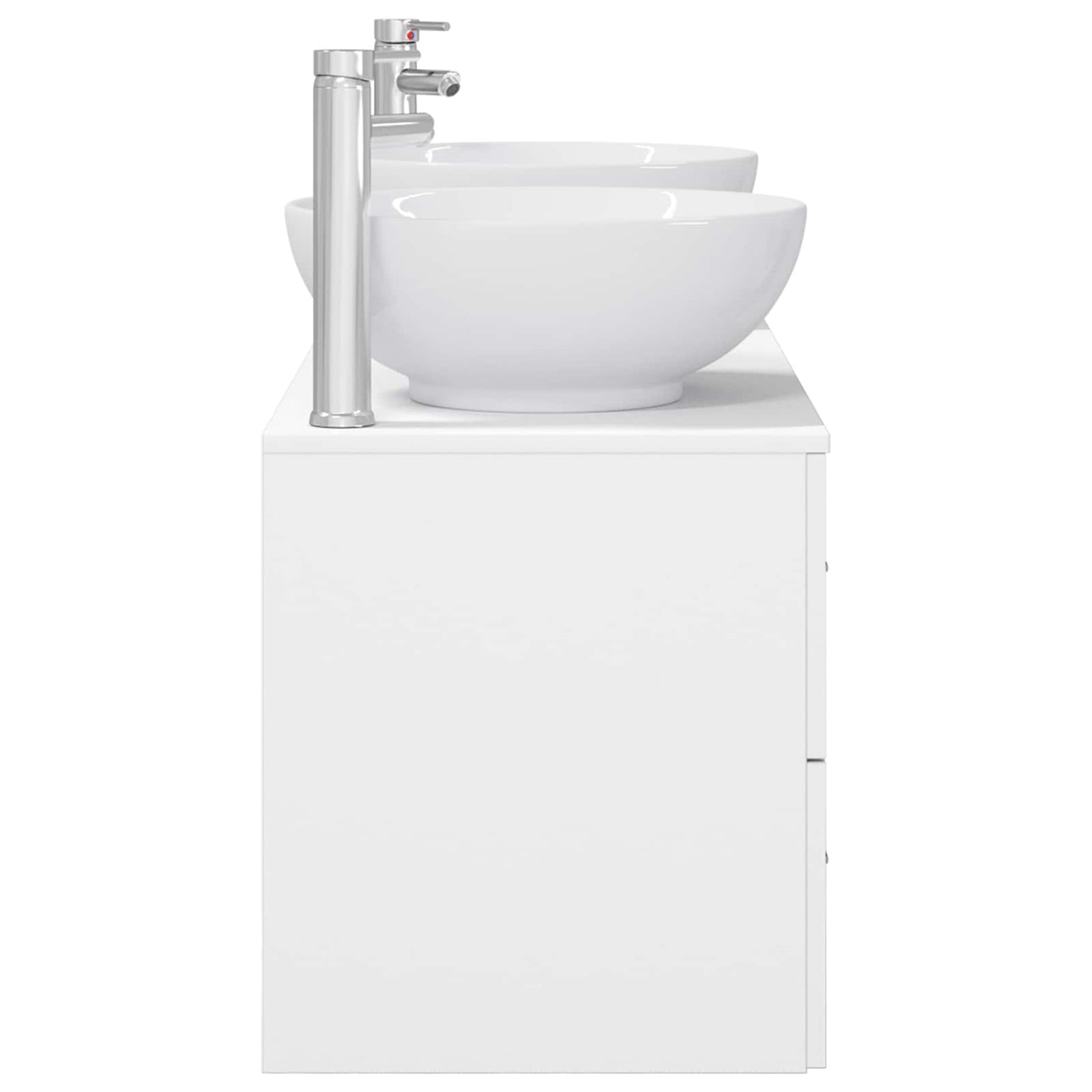 Bathroom Furniture Set 3 pcs White 49.5 x 44.5 x 65 cm