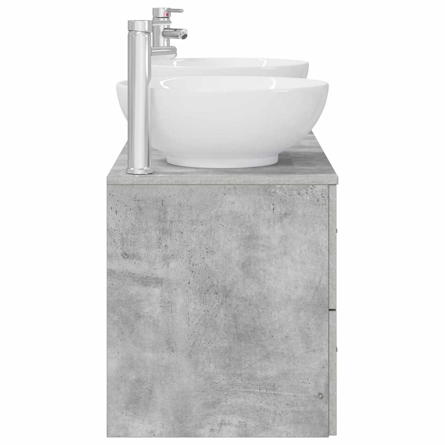 Bathroom Furniture Set 3 pcs Concrete Grey 49.5 x 44.5 x 65 cm