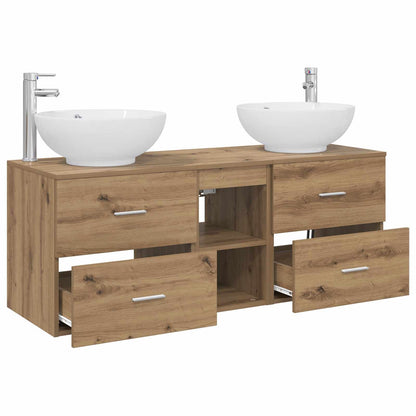 Bathroom Furniture Set 3 pcs Artisan Oak 49.5 x 44.5 x 65 cm