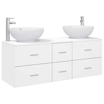 Bathroom Furniture Set 3 pcs White 49.5 x 44.5 x 65 cm