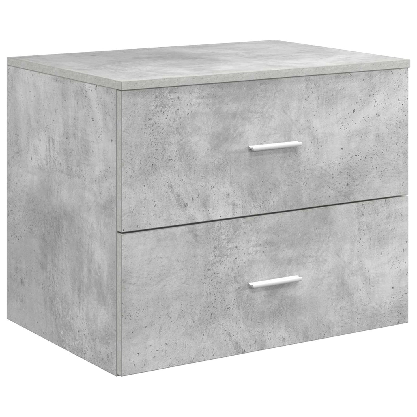 Bathroom Furniture Set 3 pcs Concrete Grey 49.5 x 44.5 x 66 cm