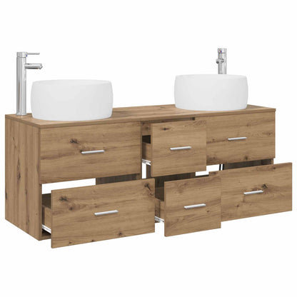 Bathroom Furniture Set 3 pcs Artisan Oak 49.5 x 44.5 x 66 cm