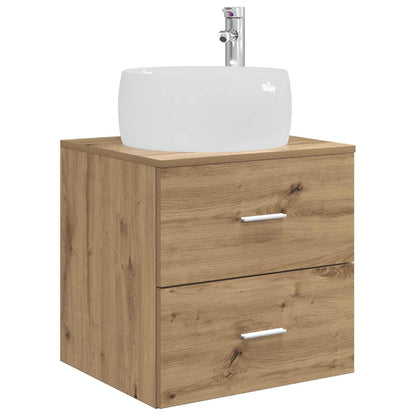 Bathroom Furniture Set 3 pcs Artisan Oak 49.5 x 44.5 x 66 cm